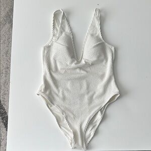 Women’s White One Piece Swimsuit